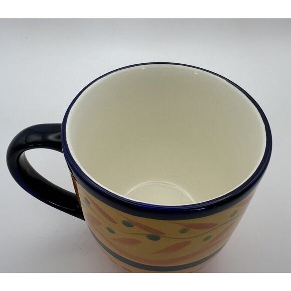 Libbey Vintage Salsa Red Pepper Pattern Mug 12 oz. - Picture 3 of 4